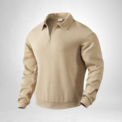 Vintage zip-up sweater - men