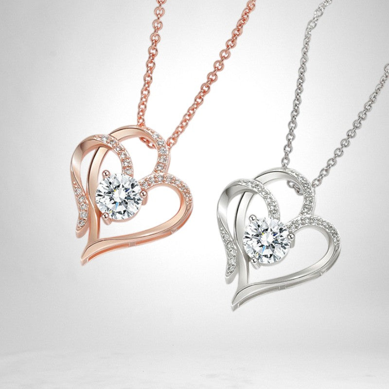 DOUBLE LOVE Necklace - Valentine's Day