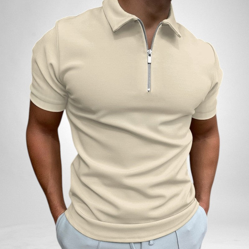 Zip-Up Polo - heren