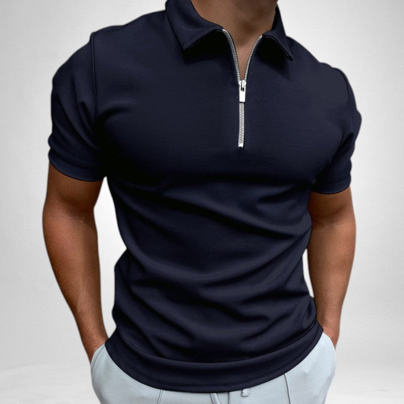 Zip-Up Polo - heren