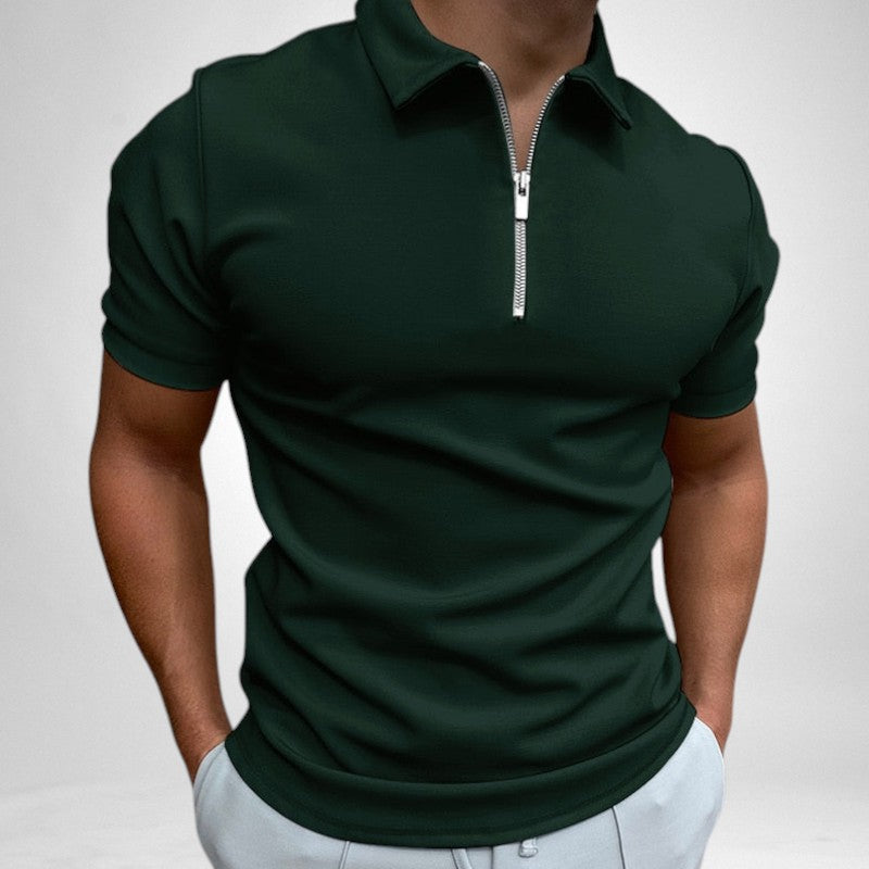 Zip-Up Polo - heren