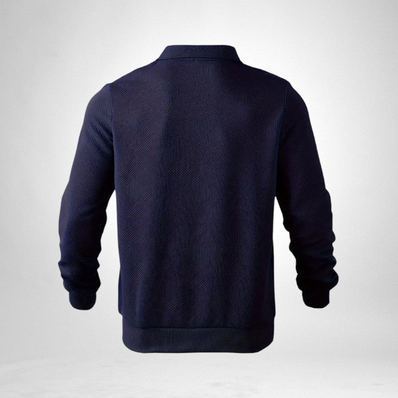 Vintage zip-up sweater - men