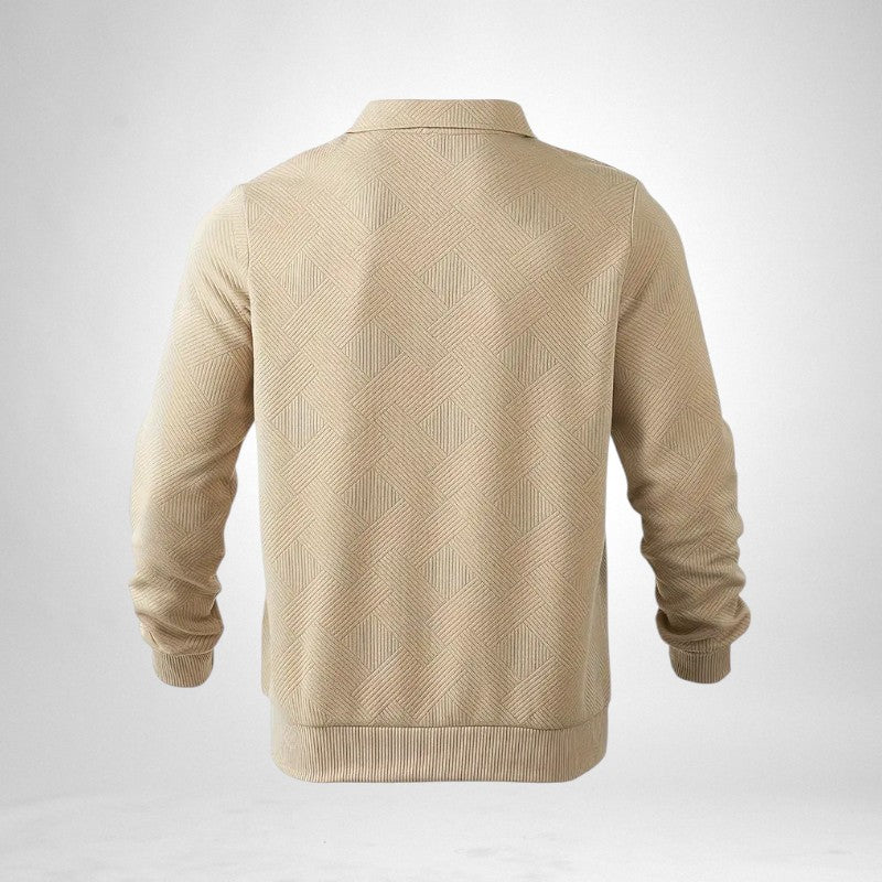 Vintage zip-up sweater - men