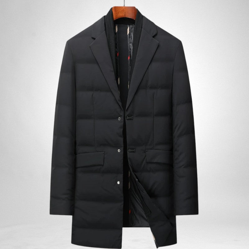 Long Coat With Monogram - Men