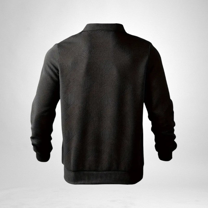 Vintage zip-up sweater - men